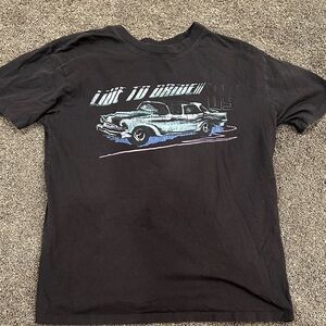 Black Graphic Tee cotton on